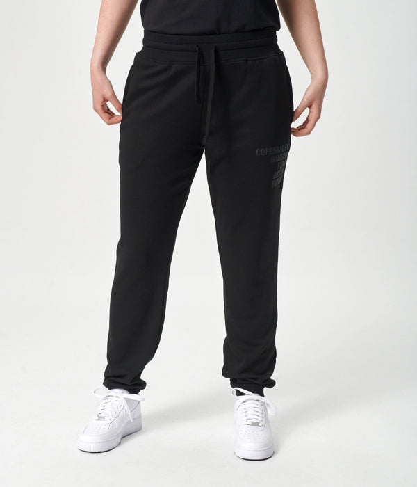 Sorte bambus sweatpants med logo Copenhagen Bamboo