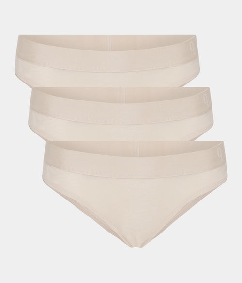 Creme bambus tai trusser - 3 pak S Copenhagen Bamboo