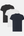 3 pak bambus T-shirt sort/hvid/navy