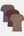 3 pak bambus T-shirt brun/decadent chocolate/cub