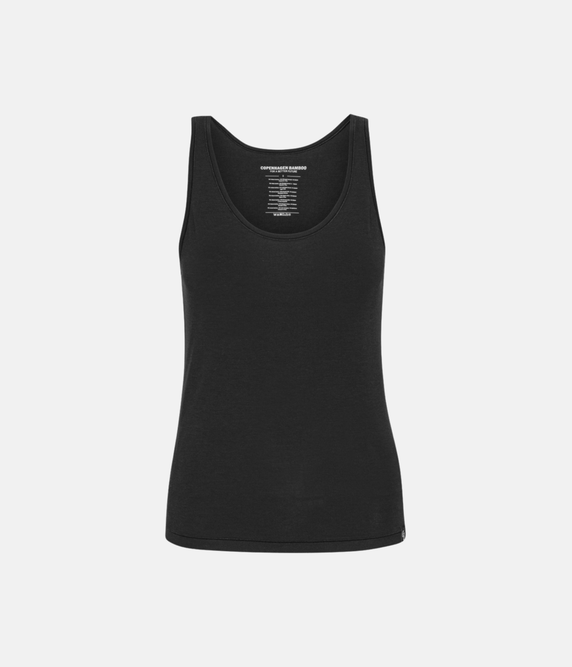 Sort Bambus Tank Top 2-Pak Copenhagen Bamboo