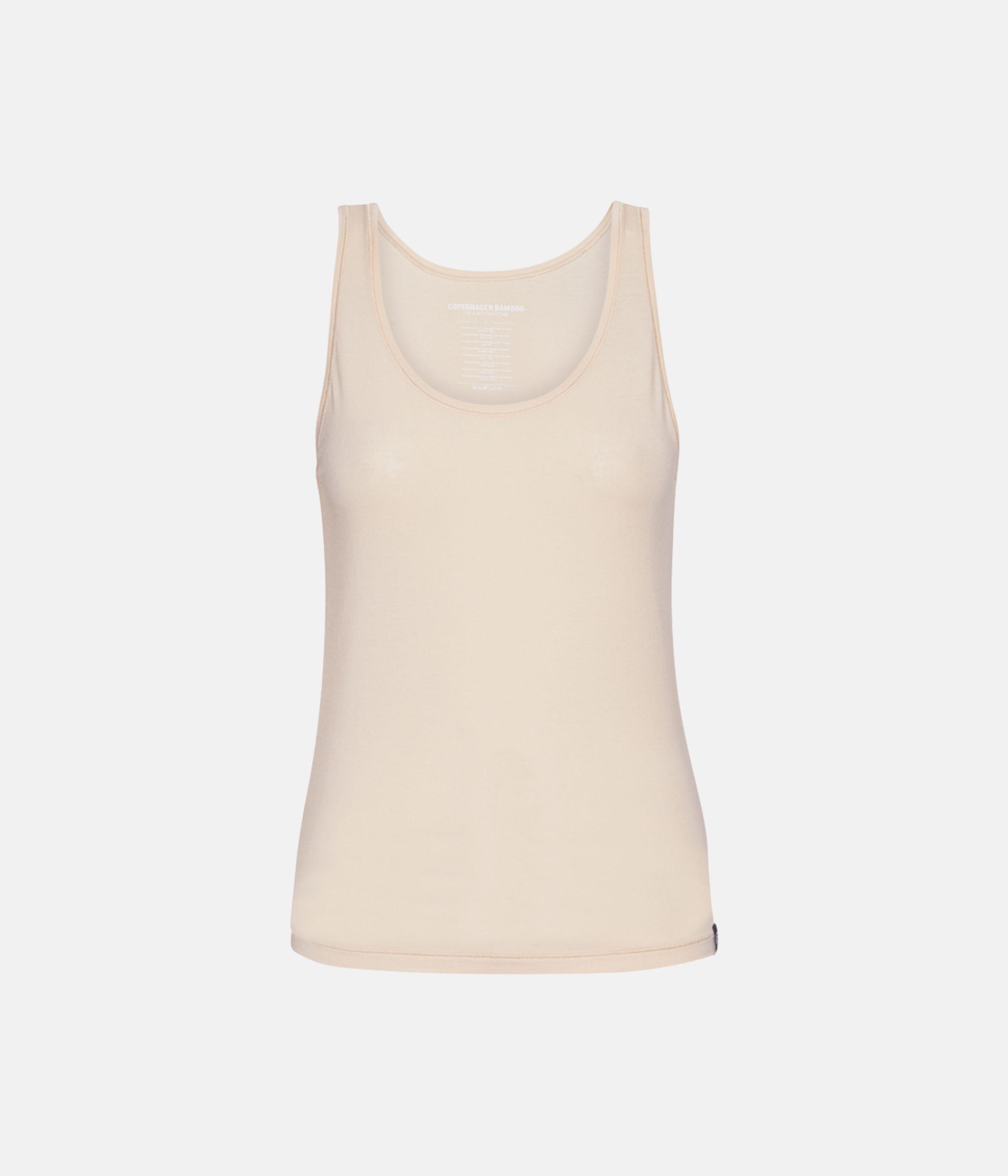 Creme Bambus Tank Top 2-Pak Copenhagen Bamboo