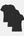 3 pak sort bambus T-shirt