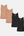 4 pak bambus toppe sort/tan