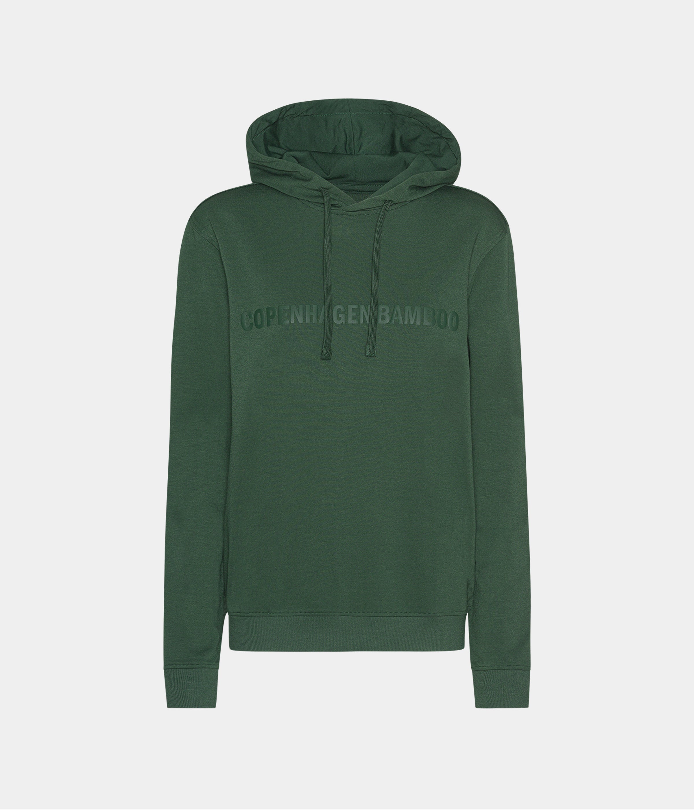 Grøn bambus hoodie med logo XS   Copenhagen Bamboo