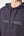 Mørkegrå bambus hoodie joggingsæt med logo