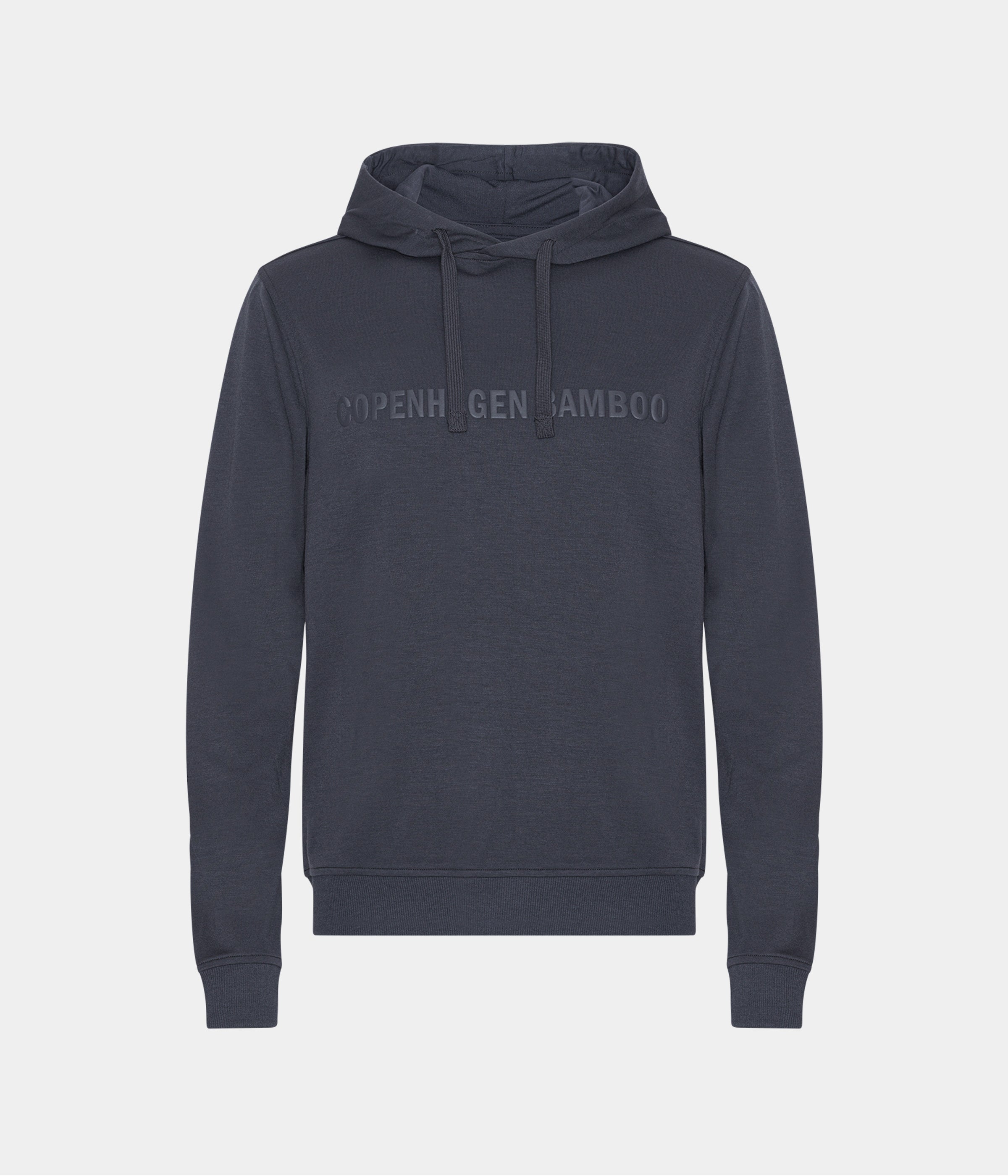 Mørkegrå bambus hoodie med logo XS   Copenhagen Bamboo