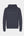 Mørkegrå bambus hoodie joggingsæt med logo