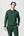 Grøn bambus hoodie med logo