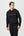Sort bambus hoodie med logo