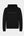 Sort bambus hoodie med logo