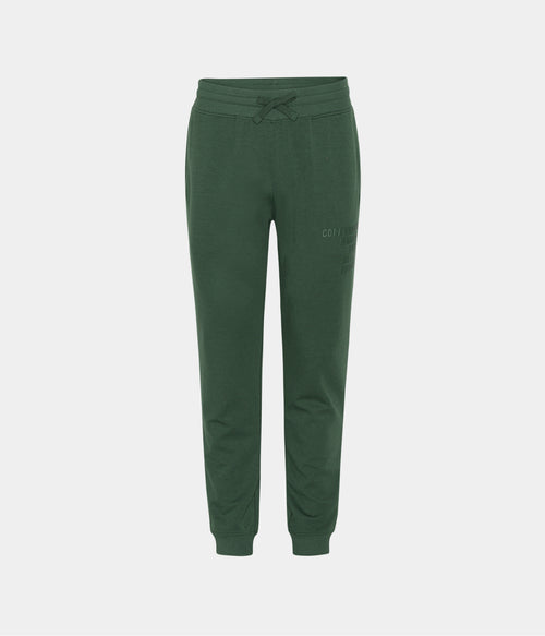 Grøn bambus sweatpants med logo fra Copenhagen Bamboo