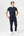 Navy bambus sweatpants med logo