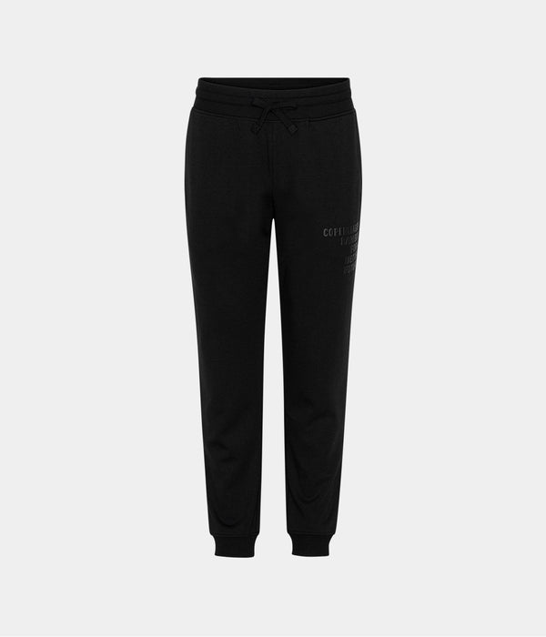 Sort bambus hoodie joggingsæt med lynlås