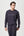 Mørkegrå bambus sweatshirt med logo