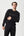 Sort bambus sweatshirt med logo