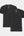 Sorte slim fit v-hals bambus T-shirts - 2 pak S   Copenhagen Bamboo