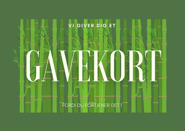 Gavekort 100,00 kr   Copenhagen Bamboo