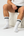 3 par hvide bambus tennissokker med sorte striber Copenhagen Bamboo