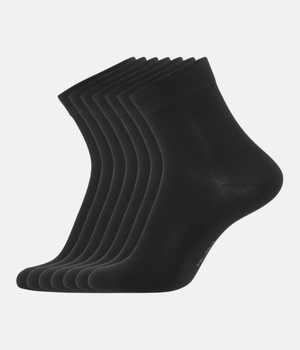 7 par sorte bambus sokker (Low cut) 34-39 Copenhagen Bamboo