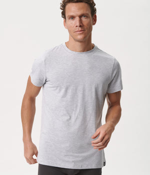 Lysegrå crew neck bambus T-shirt    Copenhagen Bamboo